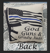 Polk County Sheriff Grady Judd Pillow ~ God, Guns & Grady Judd  Free shipping