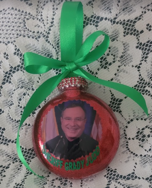 Polk County Sheriff's Office Sheriff Grady Judd Christmas Ornament Free Ship