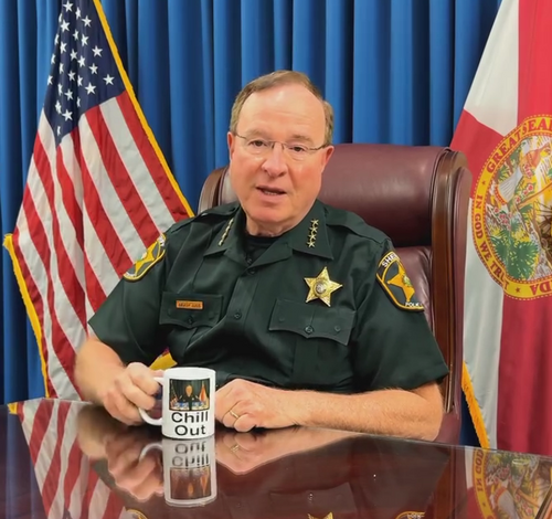 Polk County Sheriff Grady Judd Chill Out Coffee Cup  Free Shipping