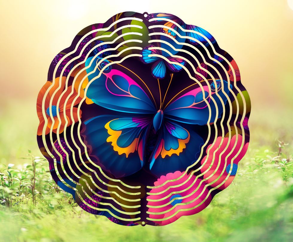 Butterfly Wind Spinner; 8