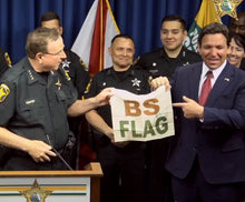 Sheriff Grady Judd & Gov Ron DeSantis Briefing 3-15-2024  BS Flag Free Shipping