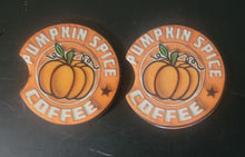 Pumpkin & Spice 20oz Skinny Tumbler W/2 Car Coasters Free Shipping