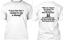 We Just Slapped This Thing In The County Jail Comment ~ Tshirt  Feb 2024  Free Shipping