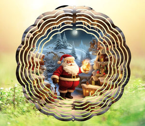 Christmas Santa Wind Spinner *Free Shipping