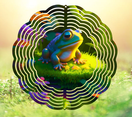 Frog Wind Spinner 8 x 8