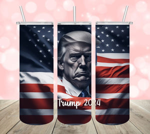 President Trump 20oz Skinny Tumbler **Free Shipping**