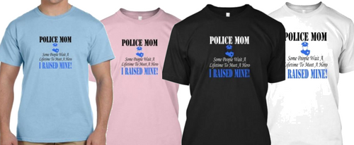 Police Mom or Dad T-Shirt