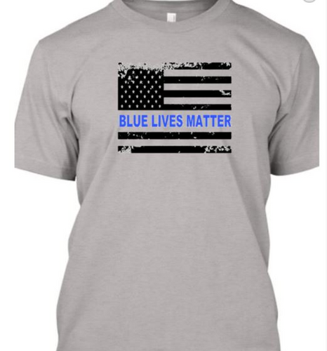 Blue Lives Matter Distressed Flag