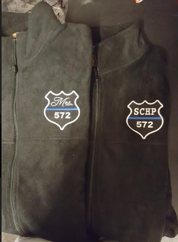 Police Fleece Jackets or Hoodie with Badge or Star