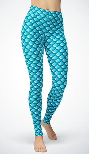 Mermaid Tail Leggings or Capri's